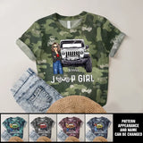 Personalized Jeep Girl Jeep Lovers 3D TShirt Printed MTDT1506