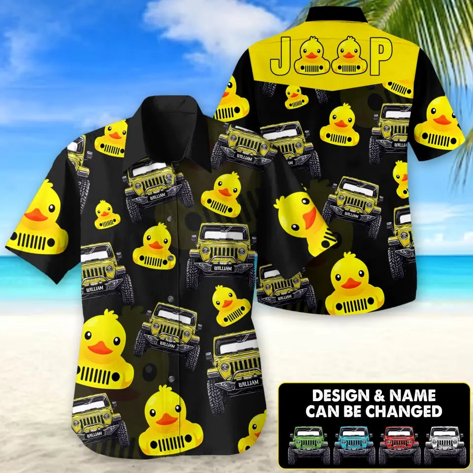 Personalized Jeep Lover Hawaii Shirt Printed QTDT2206