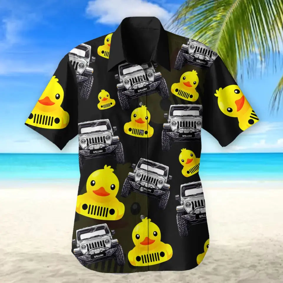 Personalized Jeep Lover Hawaii Shirt Printed QTDT2206
