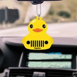 Personalized Jeep Duck Colorful Car Hanging Printed QTHN2206