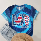 Personalzied Love Auntielife with Kid Names Tie Dye Color 3D TShirt Printed HTHDT1906