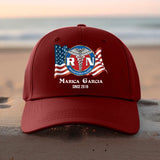 Personalized Nurse with Name Gift For Nurses Peaked Cap 23JUN-DT22