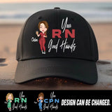 Personalized You RN Good Hands Gift for Nurse Cap Printed 23JUN-TB26