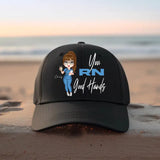 Personalized You RN Good Hands Gift for Nurse Cap Printed 23JUN-TB26