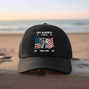 Personalized US Navy Ships Veterans Cap Printed QTPN2906