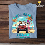 Personalized A Girl Her Dogs & Her Jeep It's A Beautiful Thing T-shirt Printed MTTB2806