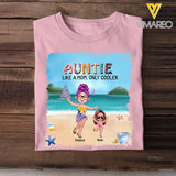 Personalized Auntie Like A Mom Only Cooler Tshirt Printed QTHN0307