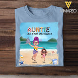 Personalized Auntie Like A Mom Only Cooler Tshirt Printed QTHN0307