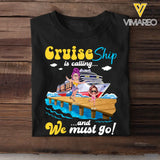 Personalized Cruise Ship Is Calling And We Must Go Kid & Mom T-shirt Printed MTHQ2906