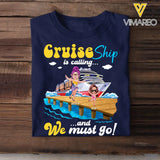 Personalized Cruise Ship Is Calling And We Must Go Kid & Mom T-shirt Printed MTHQ2906