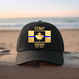 Personalized Canada Flag Police Department Cap Printed 23JUN-DT28