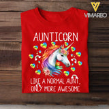 Personalized Aunticorn Like A Normal Aunt Only More Awesome T-shirt Printed 23JUL-KVH03