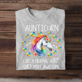 Personalized Aunticorn Like A Normal Aunt Only More Awesome T-shirt Printed 23JUL-KVH03