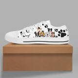 Personalized Dogs with Name Dog Lovers Gift Lowtop Shoe Printed HTHDT0307
