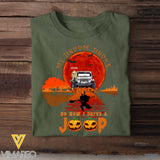 Personalized Jeep Girl Halloween My Broom Broke So Now I Drive A Jeep T-shirt Printed MTKVH1107