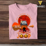 Personalized Jeep Girl Halloween My Broom Broke So Now I Drive A Jeep T-shirt Printed MTKVH1107