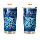 Personalized Grandma Like A Mom But Cooler Turtles with Kid Names Tumbler Printed HTHHN1107