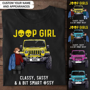 Personalized Jeep Girls Classy Sassy & A Bit Smart Assy T-shirt Printed MTPVD2007