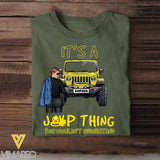 Personalized Jeep Girl It's A Jeep Thing You Wouldn't Understand T-shirt Printed MTPVD2207