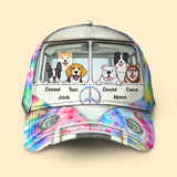 Personalized Hippie Car Dog Lovers Gift Cap 3D Printed 23JUL-PN25