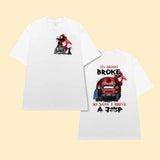 Personalized Jeep Girl My Broom Broke So Now I Drive A Jeep T-shirt Printed MTHN2507