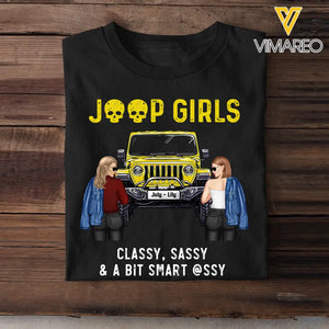 Personalized Jeep Girls Classy Sassy & A Bit Smart Assy T-shirt Printed MTPVD2007