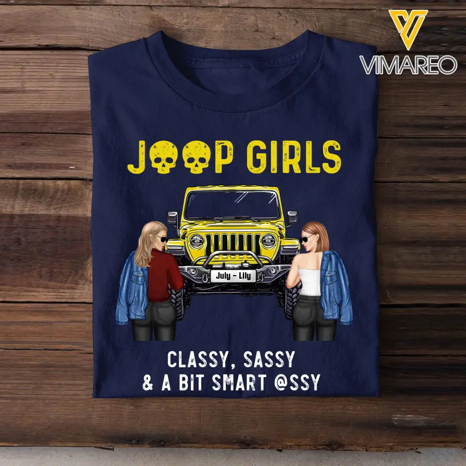 Personalized Jeep Girls Classy Sassy & A Bit Smart Assy T-shirt Printed MTPVD2007