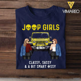 Personalized Jeep Girls Classy Sassy & A Bit Smart Assy T-shirt Printed MTPVD2007