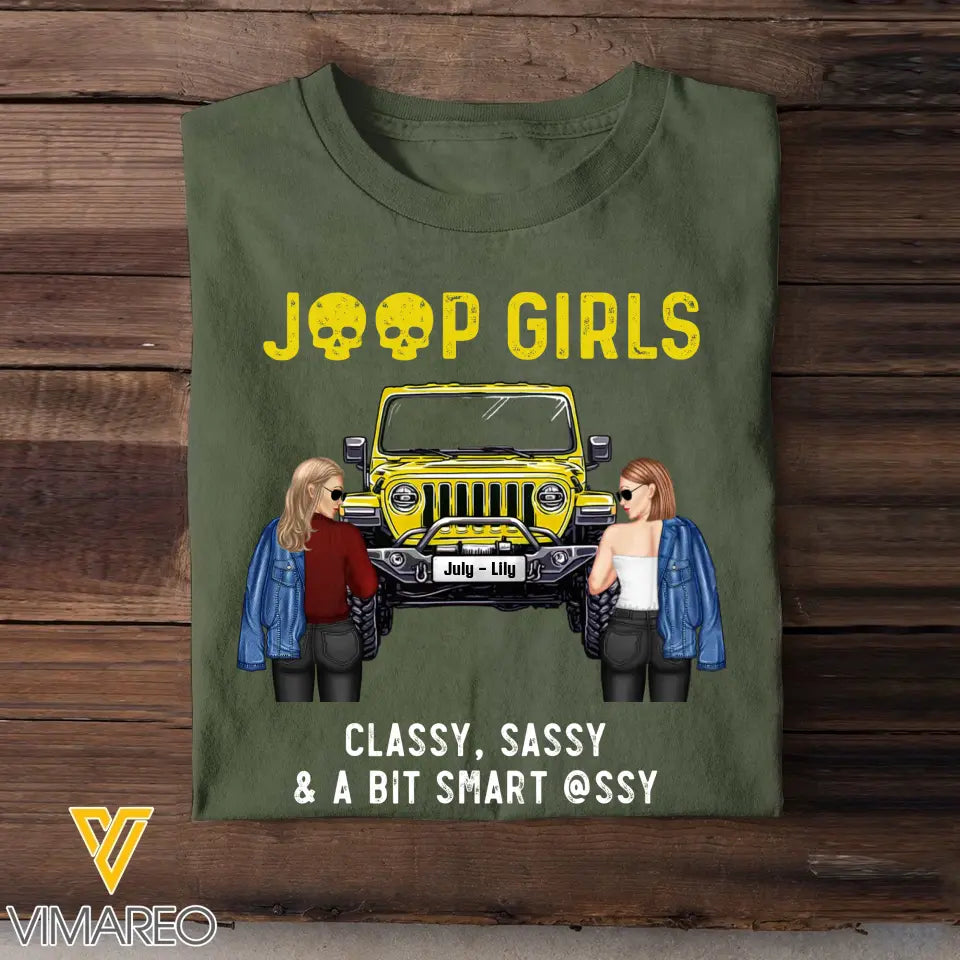 Personalized Jeep Girls Classy Sassy & A Bit Smart Assy T-shirt Printed MTPVD2007