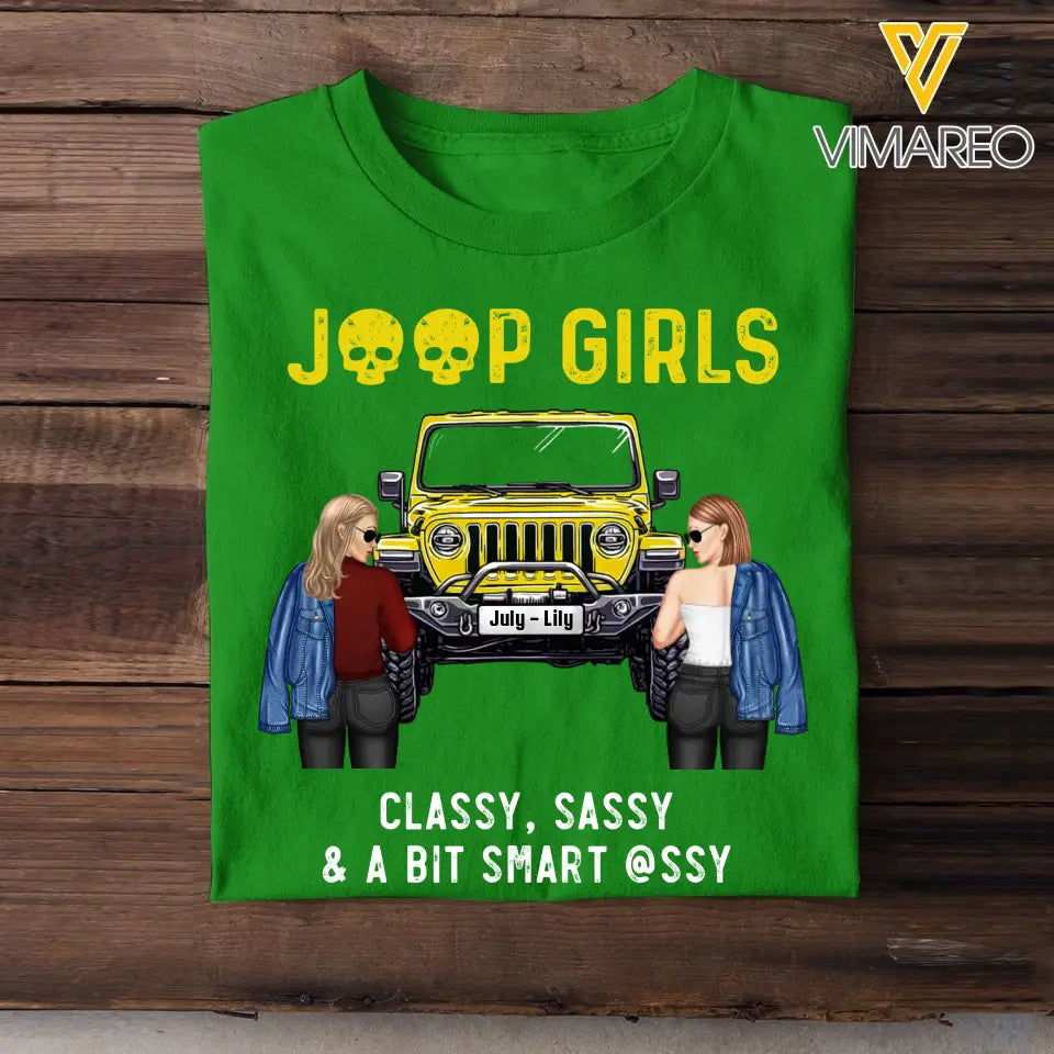 Personalized Jeep Girls Classy Sassy & A Bit Smart Assy T-shirt Printed MTPVD2007
