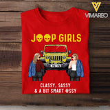Personalized Jeep Girls Classy Sassy & A Bit Smart Assy T-shirt Printed MTPVD2007