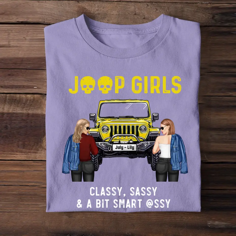 Personalized Jeep Girls Classy Sassy & A Bit Smart Assy T-shirt Printed MTPVD2007
