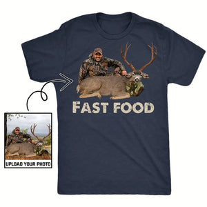 Personalized Upload Your Deer Photo T-shirt Printed MTHKVH2707