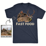 Personalized Upload Your Deer Photo T-shirt Printed MTHKVH2707