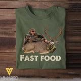 Personalized Upload Your Deer Photo T-shirt Printed MTHKVH2707