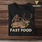 Personalized Upload Your Deer Photo T-shirt Printed MTHKVH2707