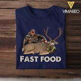 Personalized Upload Your Deer Photo T-shirt Printed MTHKVH2707