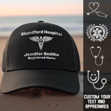 Personalized Nurse Logo with Name Cap Printed HTHPD2707