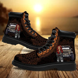 Personalized Jeep Girl Leather Boots Printed 23JUL-PD27