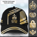 Personalized Canadian Proudly Served Cap Printed QTVD202338