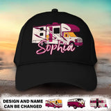 Personalized Camping Art with Name Cap Printed HN20231