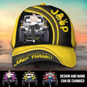 Personalized Man Jeep Ain't Nothing But A Jeep Thang Cap Printed MTKVH202322