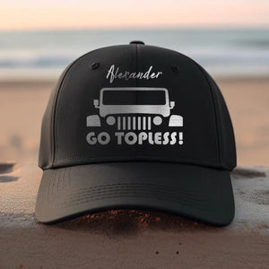Personalized Go Topless Jeep Car Cap Printed HTHKVH202341