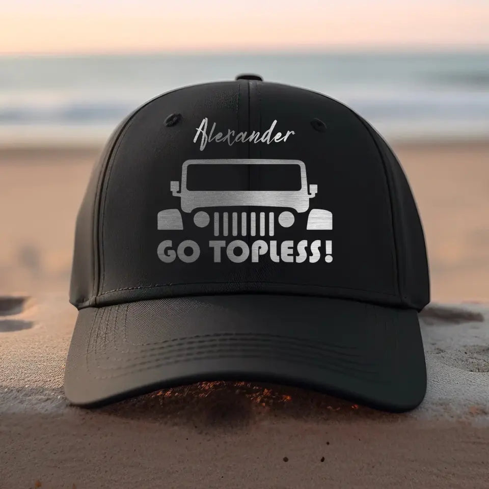 Personalized Go Topless Jeep Car Cap Printed HTHKVH202341