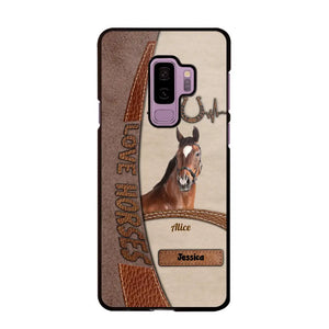 Personalized Upload Your Horse Photo Love Horse Phonecase PD202346