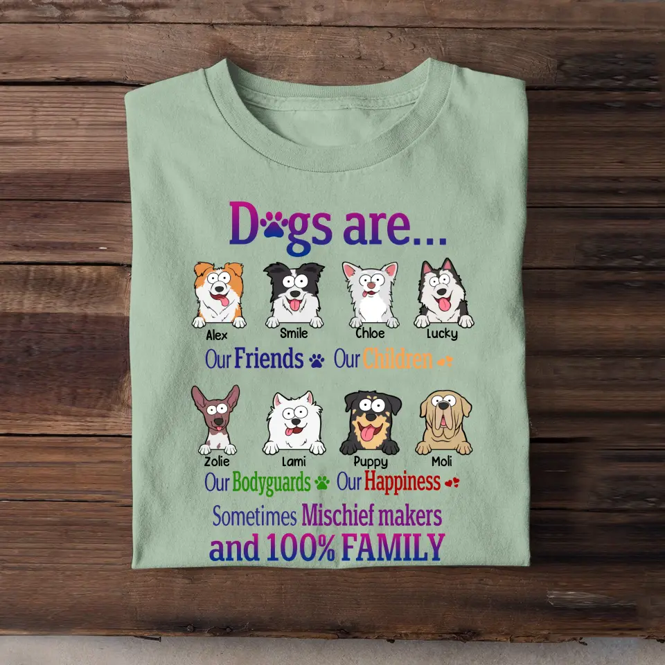 Personalized Dogs Gift For Dog Mom Dog Lover TShirt Printed 202374KVH