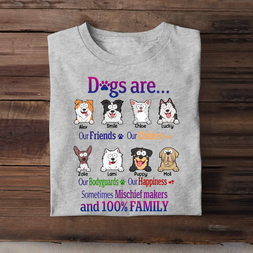 Personalized Dogs Gift For Dog Mom Dog Lover TShirt Printed 202374KVH