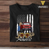 Personalized Jeep Aholic Jeep Girl T-shirt Printed MTHN2023107
