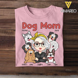 Personalized Dog Mom Fur Mama Dog Lovers T-shirt Printed QTHN2023195