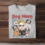 Personalized Dog Mom Fur Mama Dog Lovers T-shirt Printed QTHN2023195